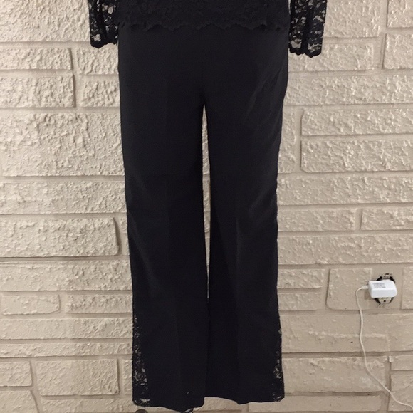 Fibers By Barbara Lesser Scallop Lace Pants Set - Picture 5 of 16